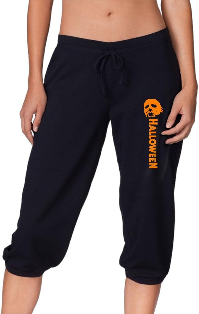 Sktlin Jogger Sweatpants Halloween Pumpkin Women's Casual Seven Points Running Sports Yoga Baggy Pants Leggings Trousers