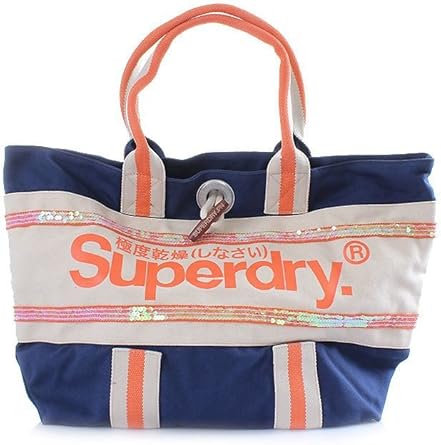 superdry tan tote bag