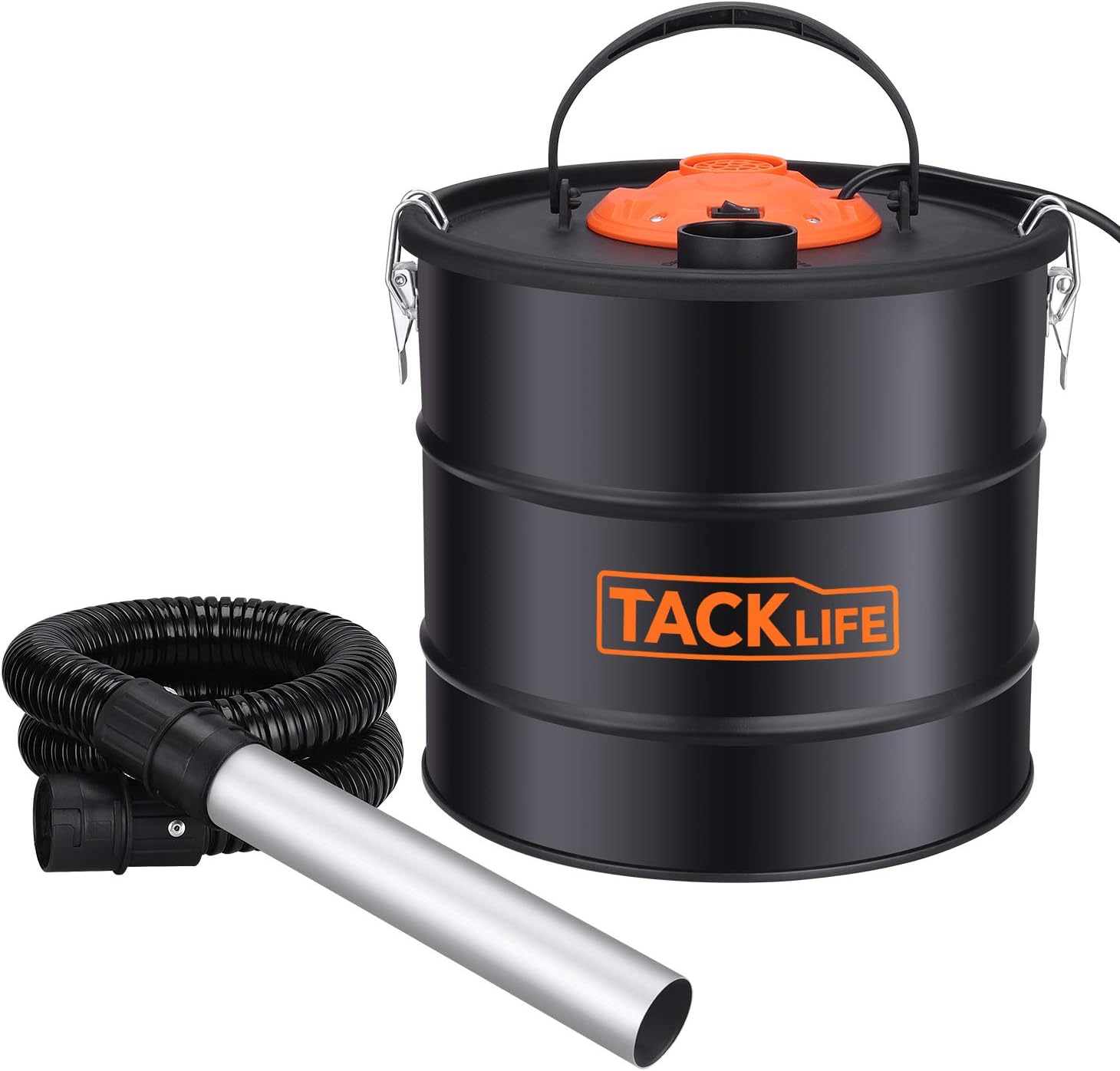 TACKLIFE Ash Vacuum Cleaner, 800W 5-Gallon Powerful Ash Vac, Double Stage Filtration System, Suction, 140W Blowing Function, Ideal for Fireplace, Log Burners, Pellet Stoves, Grills - PVC03A