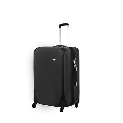 Mia Toro Carriera Hard Side 25 Inch Spinner, Black