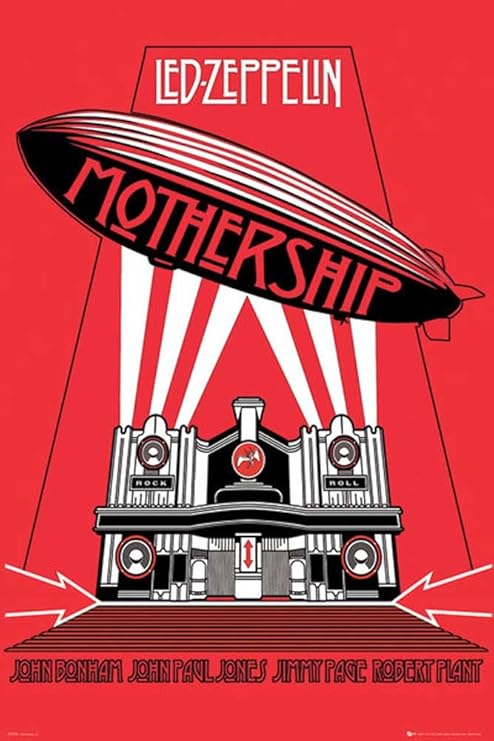 Empire Póster ‘Led Zeppelin-Mothership’, Multicolor, 61×91.5cm