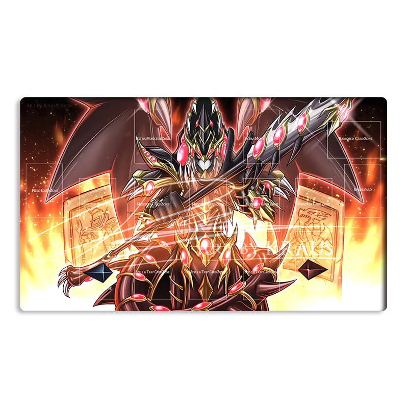 New Mlikemat Playmat Red Eyes Dark Dragon TCG CCG