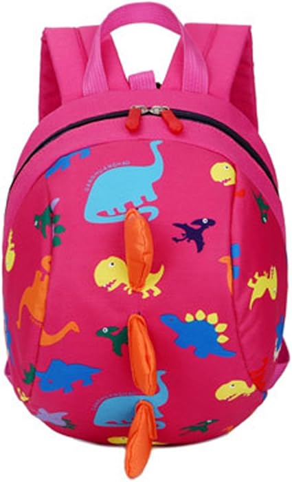 Amazon 子供 恐竜 リュック 迷子防止ひも キッズバッグ 赤ちゃん リード付き ハーネスリュック 子供用 リード 迷子紐 お出掛けバック かばん リュック 可愛い 通園 幼児 アウトドア お出かけグッズ ピンク Gaorui ガオルイ 迷子防止リュック ハーネス