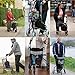 Upgraded Version ! Health Line Massage Products Lite Folding 3 Wheel Aluminum Rollator Walker Lightweight with Bag and Basket, Blue