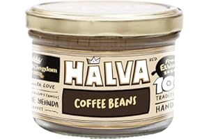 Halva Kingdom Open Sesame Sugar Free Halva Vegan Dessert | Healthy Ingredients, Gluten Free, Kosher Certified Jar (COFFEE BEANS)