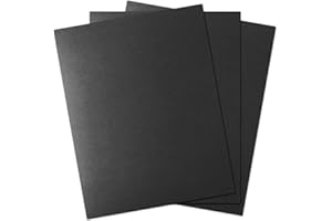 Binditek 100 Pack 13 Mil Slight Linen-Texture Paper Binding Presentation Covers, 90lb, for Business Documents, School Project