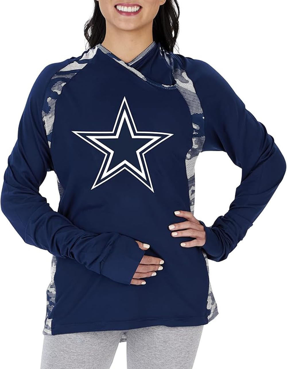 Zubaz Officially Licensed Women's NFL Elevated Lw