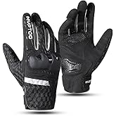 MVPTOO Motorcycle Riding Gloves for Men & Women - Touchscreen Compatible with Rubber Protection - Extra Grip & Lightweight for All Rides