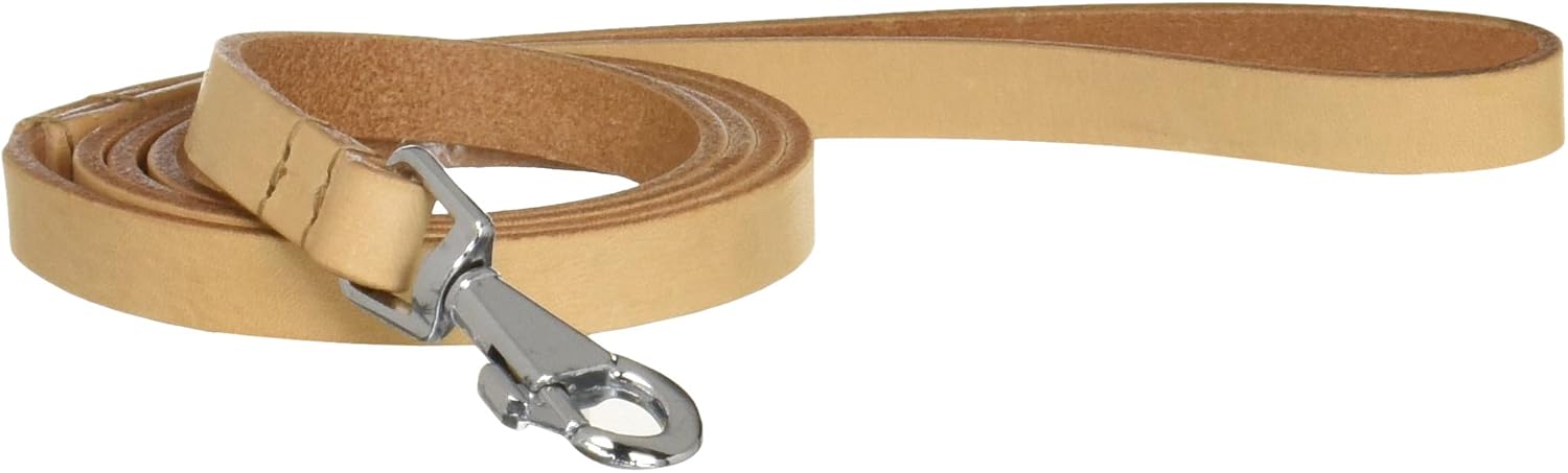 Ferplast Natural BE G10/120 Dog Lead, 10 mm x 120 cm, BEige, Breite: 1,0 cm, Länge: 120 cm