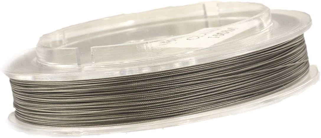 Creative-Beads Stainless steel wire, steel rope, 0.7 mm, 100 m roll, jewellery wire, jewellery wire for chain, bracelet, nylon coated, skin-friendly, tear-resistant, for jewellery making yourself.