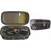 Hermitshell Hard Travel Case Fits JBL FLIP 5 / JBL FLIP 6 / JBL Flip 7 Waterproof Portable Bluetooth Speaker (Camouflage)