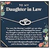 With Love & Co Daughter In Law Bracelet, 925 Silver Interlocking Heart, Daughter In Law Gifts, Daughter In Law Bracelets From Mother In Law, Gifts For Christmas, Wedding Day, Birthday