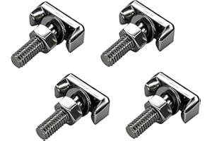 ESWW Battery Terminal Bolt, Battery Terminal T-Bolt and Nuts Kit, Stainless Steel Battery Bolts Cable Extender Tensioner Scre