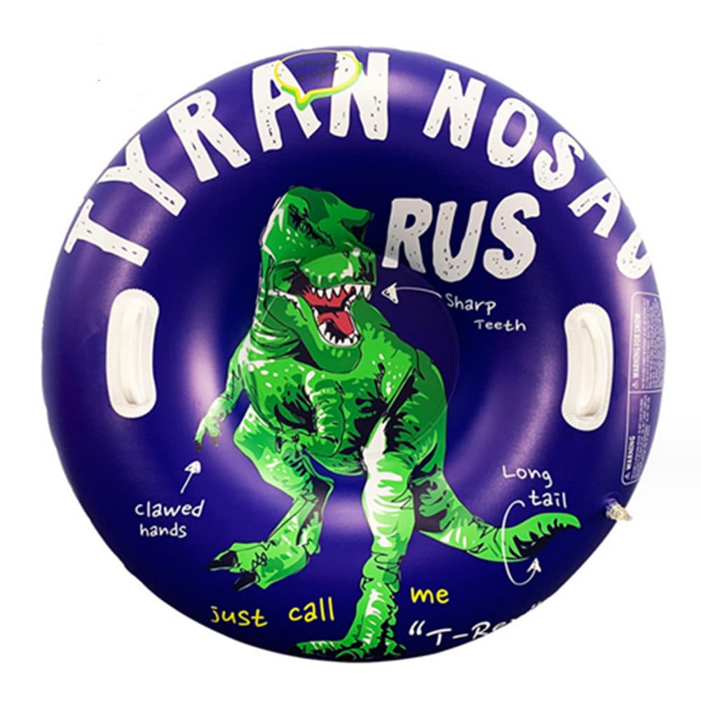 Inflatable Snow-Tube Sled for Kids，Snow Sled Heavy Duty Sledding Tube with Handles & Bottom Winter Outdoor Sports Toys Activities for Kids and Adults Winter Fun 36'