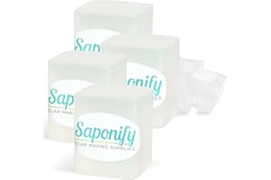 SAPONIFY SOAP MAKING SUPPLIES Saponify - 4Lb Ultra Clear Soap Base, Unscented Base, Easy to Use Glycerin Soap Base for Soap Making