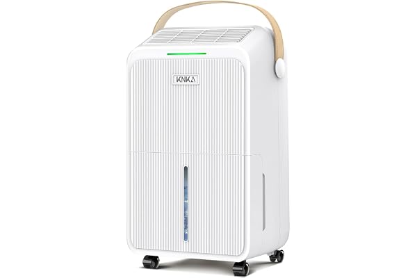Dehumidifier for Basement with Drain Hose Max 34 Pints, KNKA 2500 Sq.Ft Dehumidifiers for Home, Large Room, Bathroom, Three O