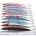 Aorace 10pcs/lot Fishing Lure Plastic Hard Bait 18cm/26g Long Minnow Pesca Fishing Tackle Isca Artificial Bait Crankbait Swimbait