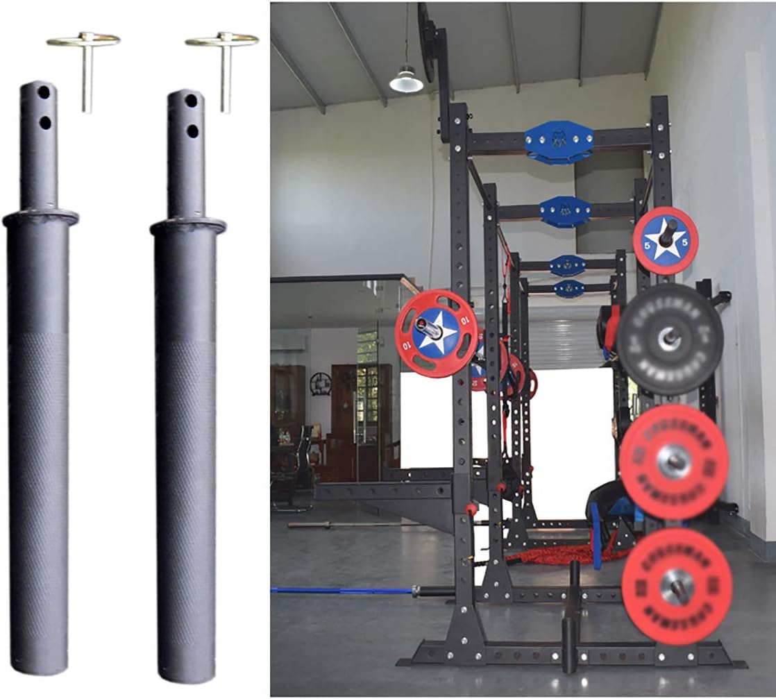 Dip Bar Attachments for Power Racks, Pull UP Bar & Plate Storage Rack