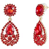 YINLI Classic Fashion Teardrop Chandelier Dangle Drop Earrings Statement Earrings for Women
