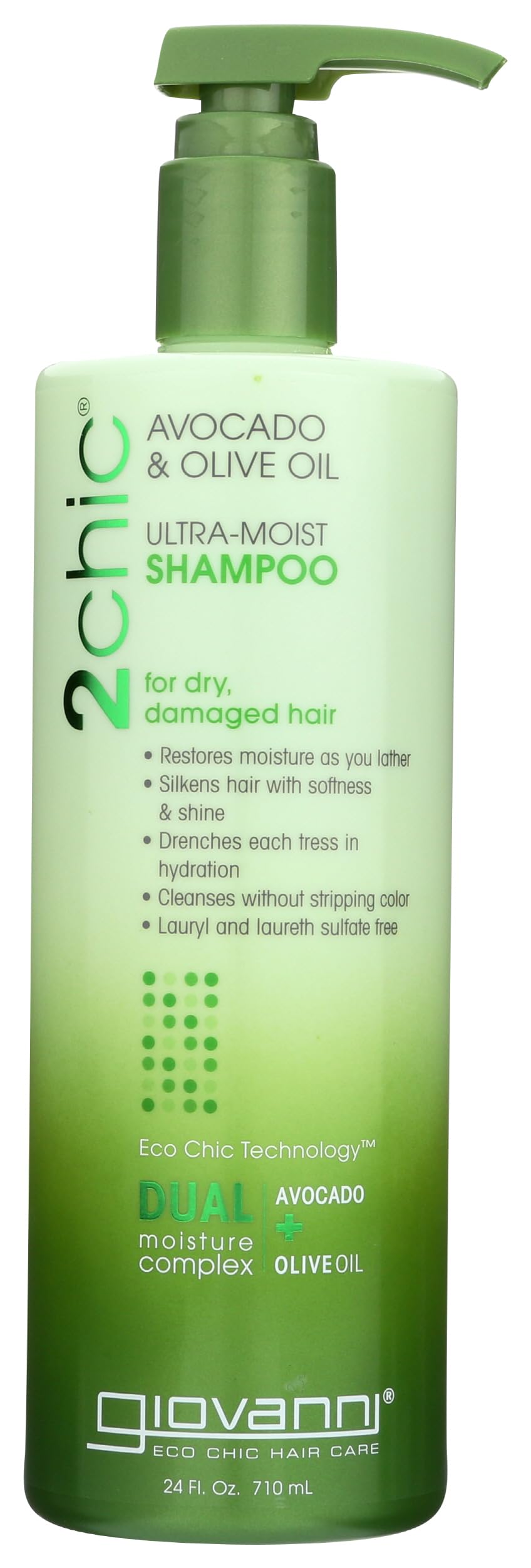 GIOVANNI COSMETICS - Ultra-Moist Shampoo With Avocado And Olive Oil (24 Ounce)