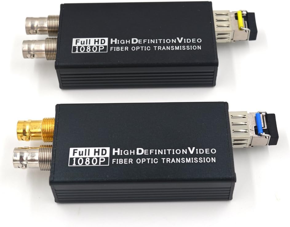 Primeda-telecom Mini HD SDI Fiber Optic Extender LC Singlemode 20Km Pair