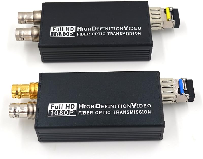 Primeda-telecom Mini HD SDI Fiber Optic Extender LC Singlemode 20Km Pair