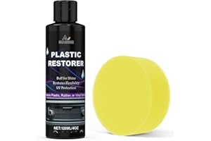 SHABEIBEI SHABIEBEI Back to Black Plastic Restorer - Plastic Restorer for Cars Revive Faded Plastic, Rubber Vinyl Ultimate Solution for Car Trim Restoration Protection Plastic Restorer