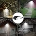 Solar Lights Outdoor,SOLMORE 30 LED Solar Motion Sensor Solar Security Lights, Solar Powered Porch Light Waterproof Night Light PIR Sensor for Driveway Garden Wall Deck Yard Stairway Step (2 PACK)