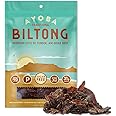 Ayoba Traditional Grass Fed Beef Biltong Slices (2 Ounce, Pack of 1) - Keto Friendly Air-Dried Grass Fed Beef Paleo Snacks - Gluten Free, Whole 30 Approved, Sugar free, No Carb Meat Snacks