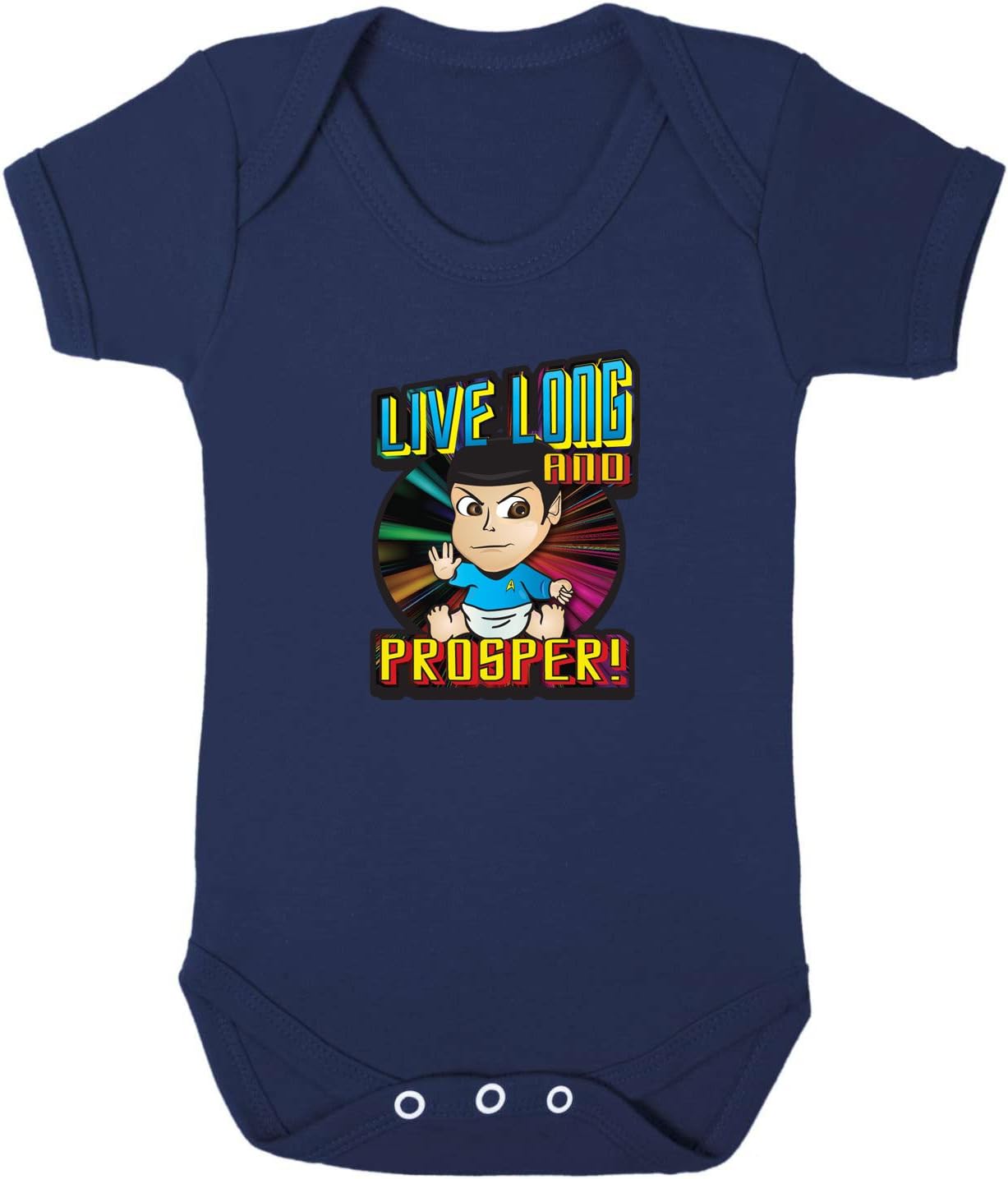 Badass Babies Live Long and Prosper Babygrow