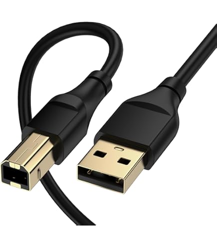 Amazon.com: ReadyWired USB Cord Cable for HP DeskJet 2132, 2622