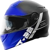 TORC Flip-up T28 United Silver Motorcycle Helmet