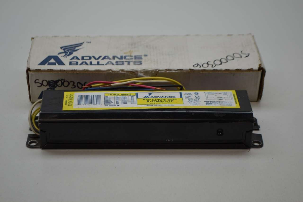 ADVANCE R-2S40-1-TP MARK III ENERGY SAVER BALLAST 120V-AC LIGHTING
