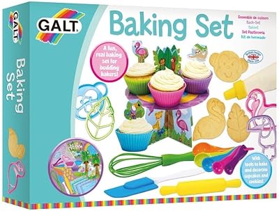 Galt Baking Set for Kids - Real Baking Utensils and Accessories 5 Years+