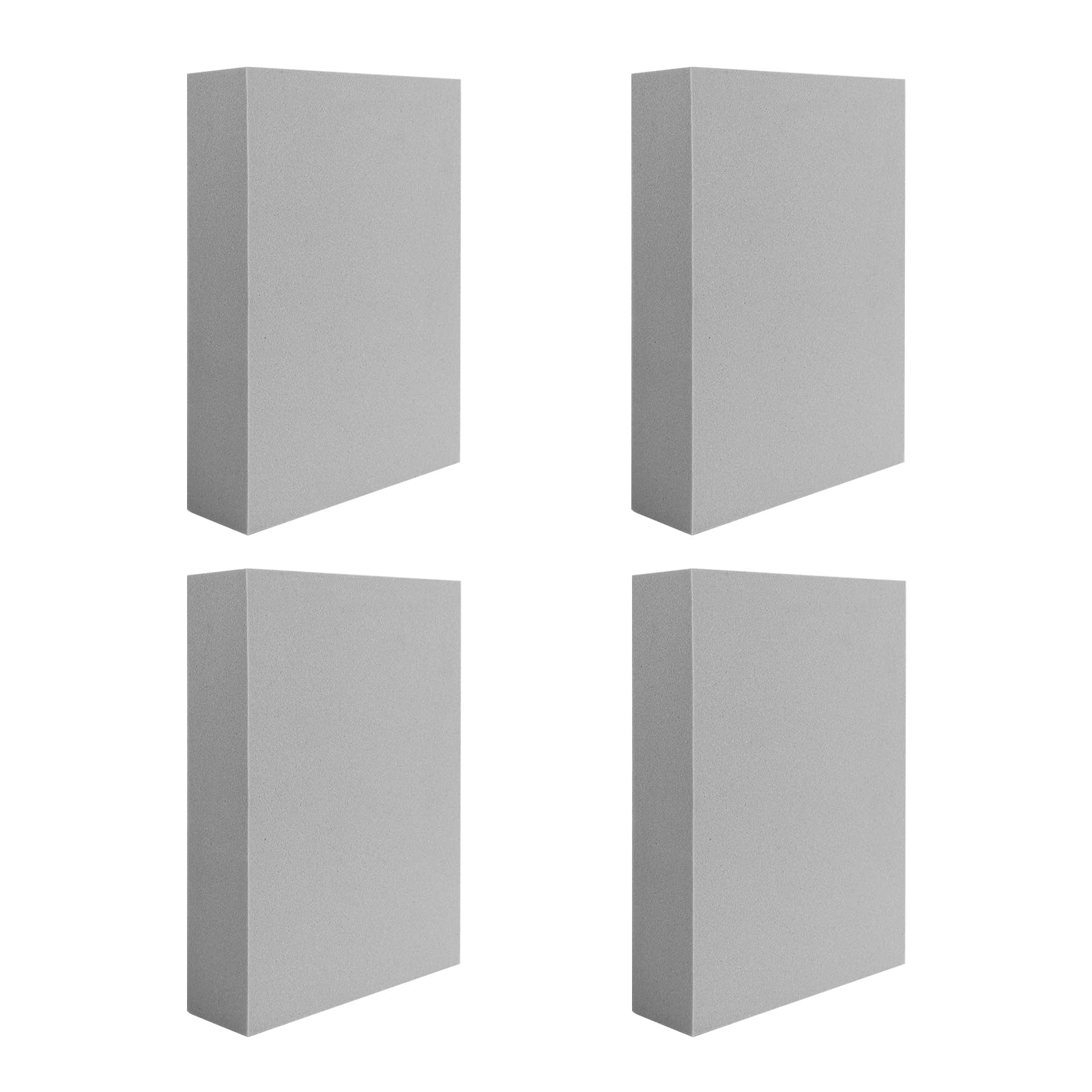 4 Pcs Stamping Foam Grey Moldable Foam Stamps Plastic Dry Foam Stamp Pad Cut and Dry Foam Stamping Foam Block for for Sculpture, Modeling, DIY Arts and Handicrafts Projects — image 1