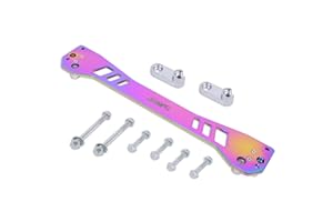 AJP Distributors JDM Sport Neo Chrome Billet Aluminum Rear Lower Control Arm Suspension Subframe Brace Tie Bar Compatible/Replacement For Civic EK DX LX EX SI 1996 1997 1998 1999 2000 96 97 98 99 00