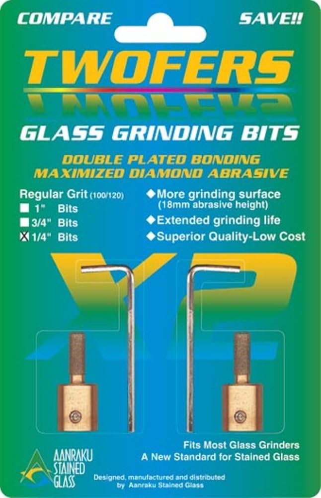 Aanraku Twofers 1/8 inch grinder bits 2 in pk