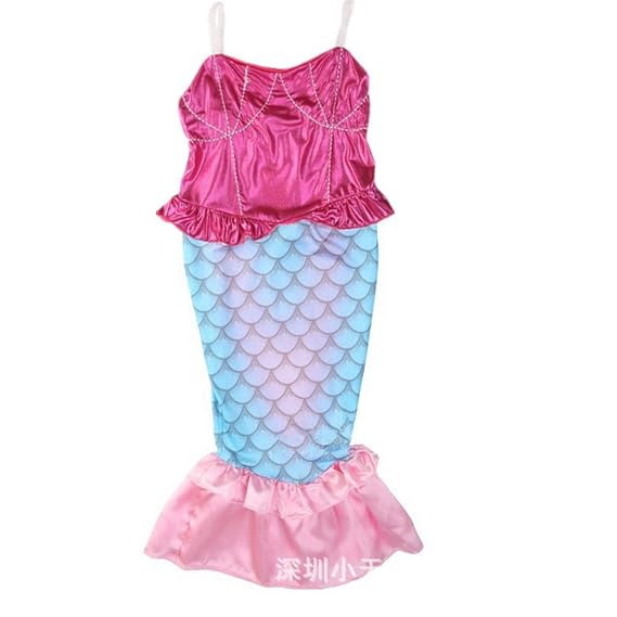 Fanessy Maillot De Bain Fille Queue De Sirène Enfant 2 à 8