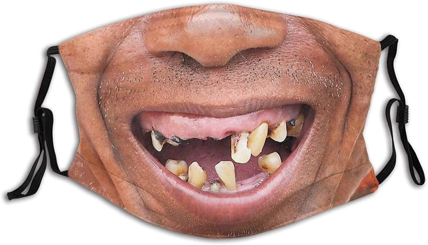 Funny Tooth Face Balaclavas Reusable Bandana