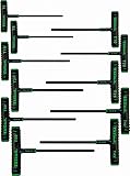 EKLIND 68691 Power-T Handle TORX star Key - 11pc