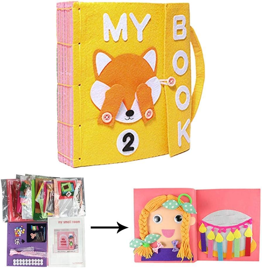 pologyase Diy Book For Baby,soft Book For Babies Toddlers,quiet Books Felt For Kids Best Gift For Your Unique Baby professional