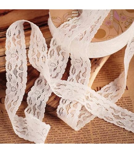 Amazon.com: 2 inch Wide Lace Ribbon with Floral Pattern Lace Trim