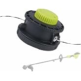 314608005 for Ryobi Reel Easy+ Bump Feed Trimmer Head Compatible with Straight Shaft Models RY15526, RY15527, RY15529 Replacement Parts Assembly