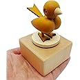 LILYXIN Cute Little Bird Mini Music Box, Little Animals Wooden Mechanical Music Box, The Music Box Gift That Sings by My Side, Best Gift for Boy Girl Friends Singing Music Gift Box