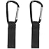 Large Stroller Hooks For Mommy, 2 Pcs Carabiner Stroller Hook Organizer For Hanging Purses, Diaper Bag, Shopping Bags. Clip Fits Single/Twin Travel