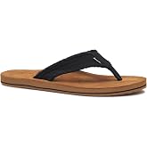 Sanuk Mens Fraid Not | Flip Flops for Men | Mens Sandals | Beach Sandals | Supportive &amp; Lightweight | Comfort Footbed