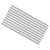 uxcell 10pcs Round Steel Metal Rods, 2.9mm x 100mm