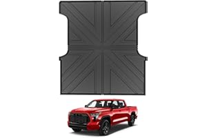 Utiiy Truck Bed Mat for 2022-2026 Toyota Tundra 5.5ft Short Bed, All Weather Truck Bed Liner TPE Pickup Bed Mat for 2022 2023