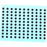 BaotyJie Conductive Button Pads Circular Dots Remote Control Button Repair Conductive Tape for Gamepad, Game Handle, 4mm 110Pcs