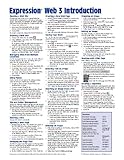 Expression Web 3 Quick Reference Guide (Cheat Sheet of Instructions, Tips & Shortcuts - Laminated Card)